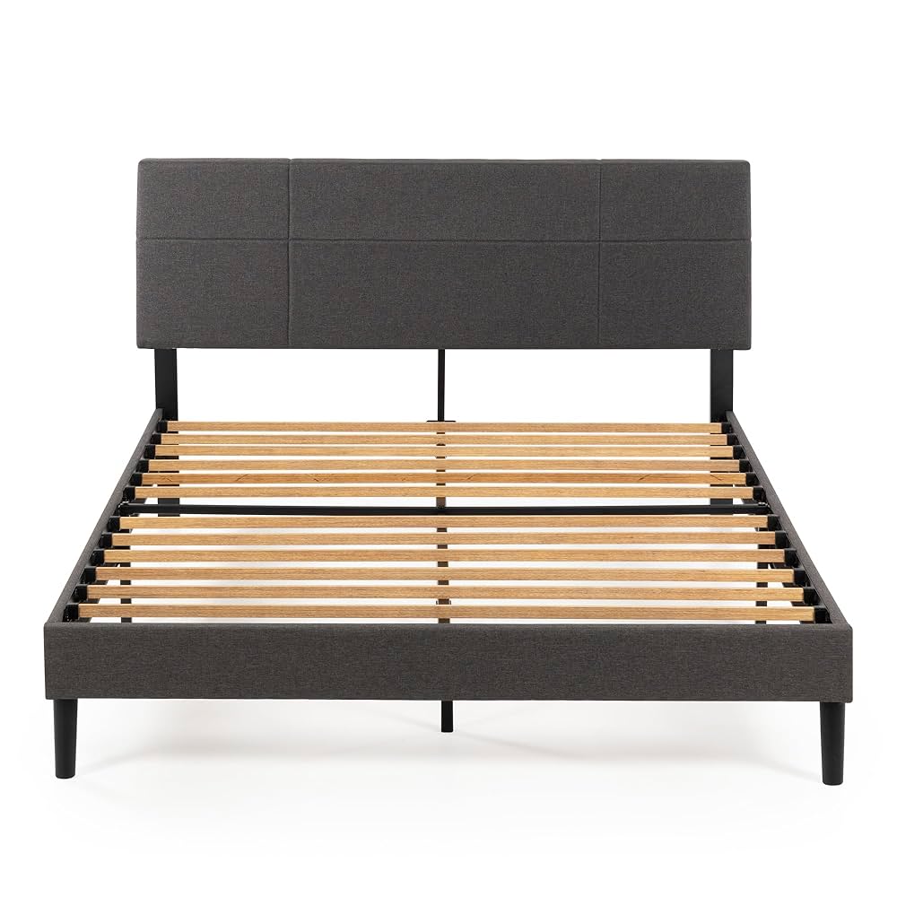 Zinus Queen Bed Frame - Denna Upholstered Platform Bed Frame
